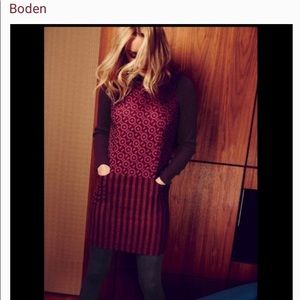 Boden British Tweed by Moon Dress